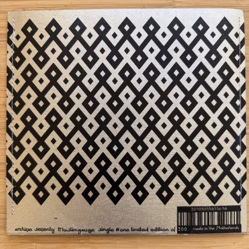 MUSLIMGAUZE Single #One (Silver vinyl) (Staalplaat - Netherlands original) (NM) 7"