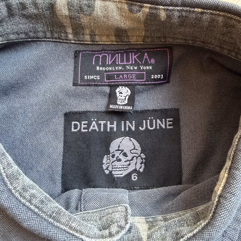 DEATH IN JUNE / MISHKA Logo (L) SHIRT