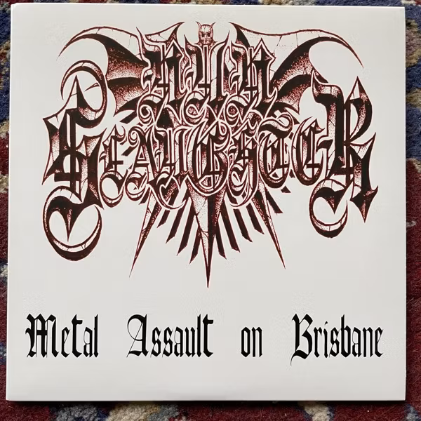 NUNSLAUGHTER Metal Assault On Brisbane (Hells Headbangers - USA original) (NM/EX) 7"