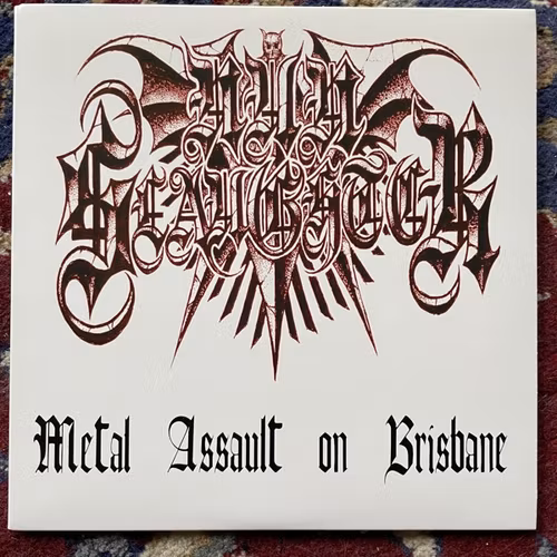NUNSLAUGHTER Metal Assault On Brisbane (Hells Headbangers - USA original) (NM/EX) 7"