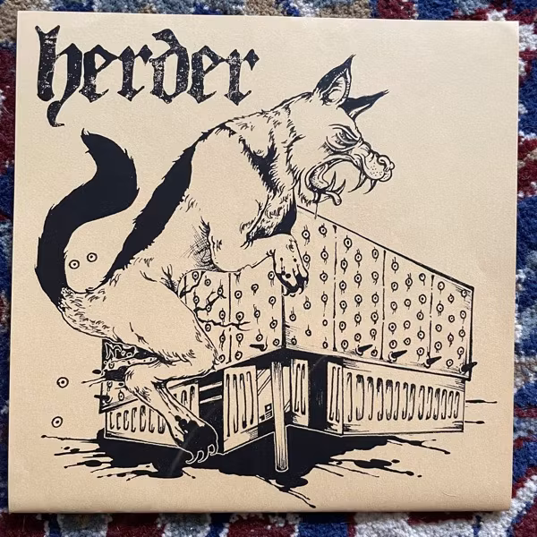 HERDER Doomed (Splatter vinyl) (Reflections - Holland original) (EX) 7"
