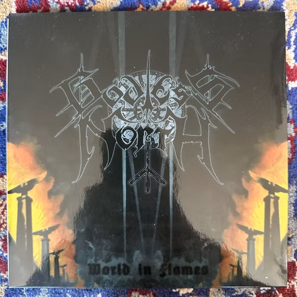 GODLESS NORTH World In Flames (Darker Than Black – Germany original) (NM/EX) 7"
