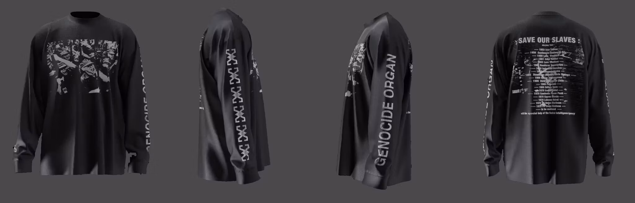 *PRE-ORDER* GENOCIDE ORGAN : PATRIA Y LIBERTAD : LONG SLEEVE