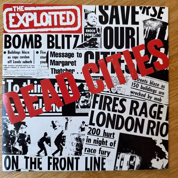 EXPLOITED, the Dead Cities (Secret - UK original) (EX/VG+) 7"