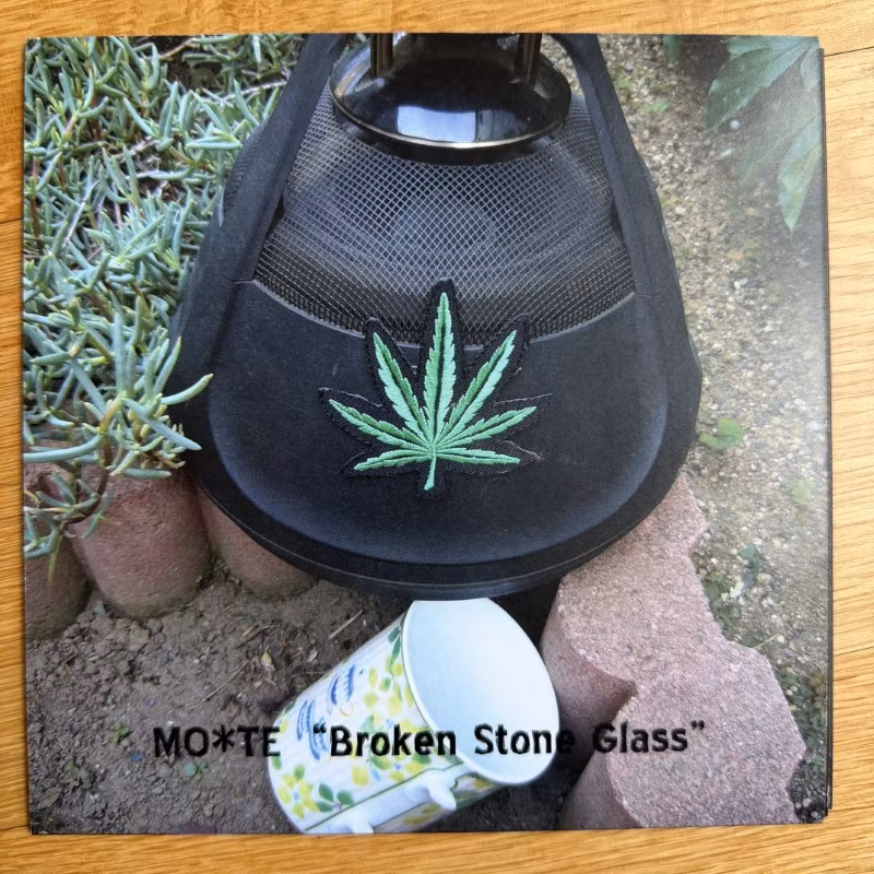 MO*TE / ENCEPHALOPHONIC Broken Stone Glass / Spastic Emotions (Green vinyl) (Audio Dissection – Italy original) (NM) 7"