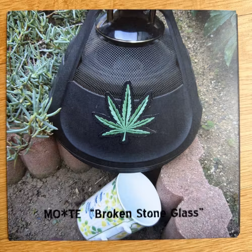 MO*TE / ENCEPHALOPHONIC Broken Stone Glass / Spastic Emotions (Green vinyl) (Audio Dissection – Italy original) (NM) 7"