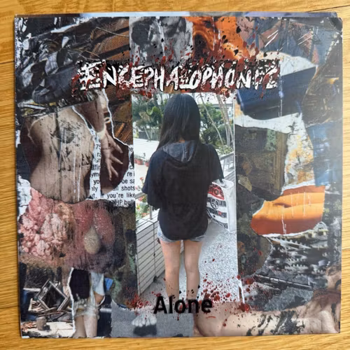 ENCEPHALOPHONIC Alone (Pink vinyl) (Audio Dissection – Italy original) (EX/NM) 7"