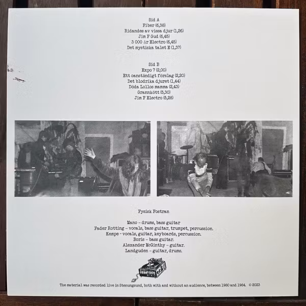 FYSISK FOSTRAN Räkenskapens Dag (Fördämning Arkiv – Sweden original) (NM) LP