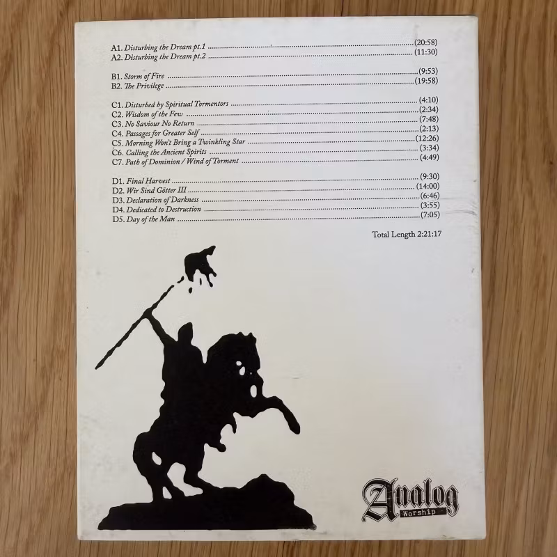 RIDE FOR REVENGE Disturbances 2001-2013 (Analog Worship - USA original) (VG+/NM) 2xTAPE