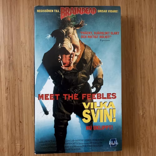 MEET THE FEEBLES / VILKA SVIN (VG+) VHS