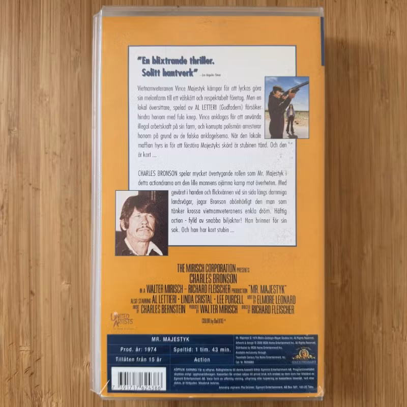 MR. MAJESTYK (EX) VHS