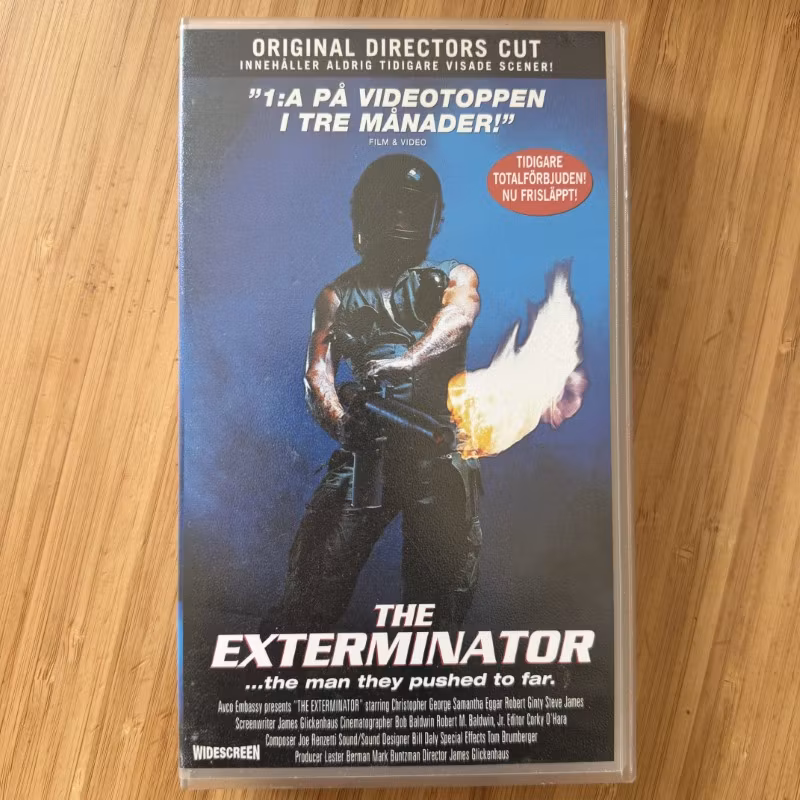 EXTERMINATOR, the (NM) VHS