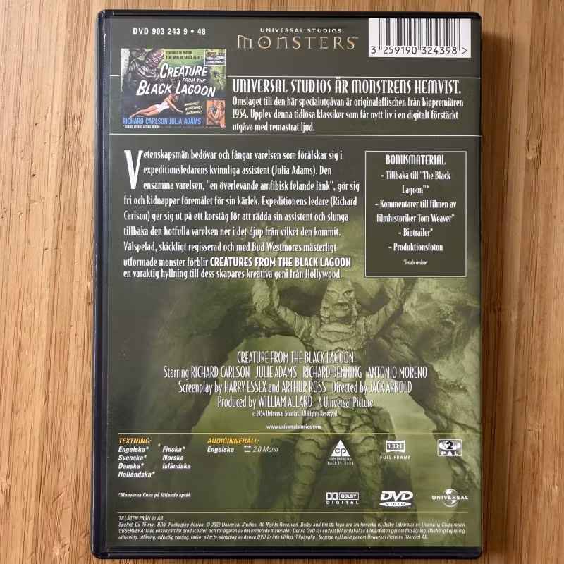CREATURE FROM THE BLACK LAGOON (EX) DVD