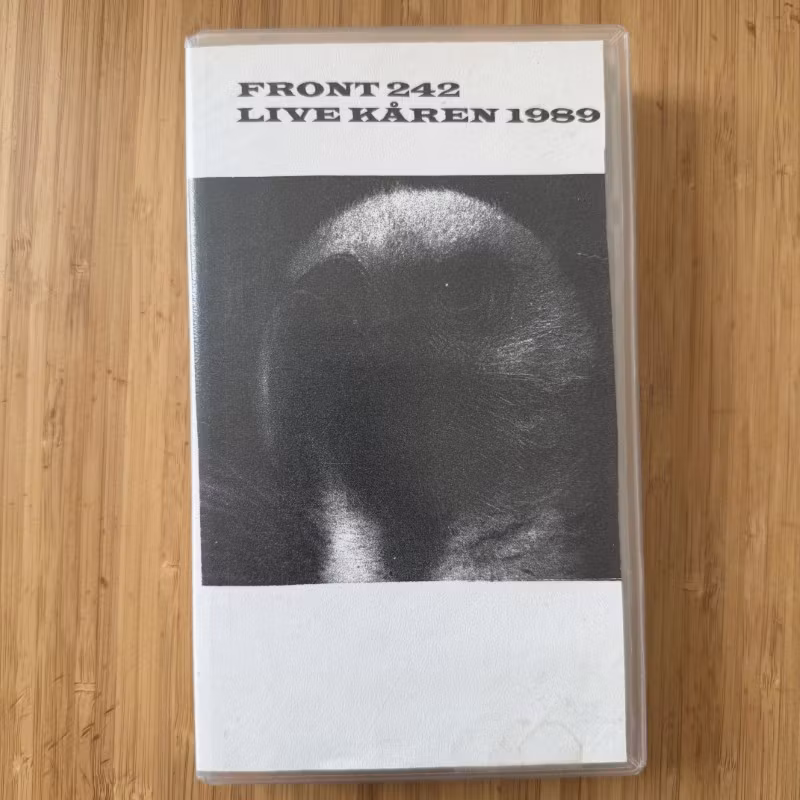 FRONT 242 Live Kåren 1989 (VG) VHS