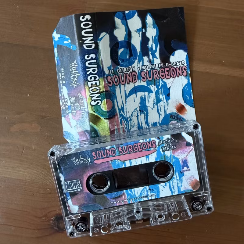 ILL CLINTON x MORBIDLY-O-BEATS Sound Surgeons (Us Natives - USA original) (NM) TAPE