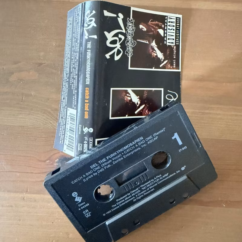 DEL THE FUNKYHOMOSAPIEN Catch A Bad One (Elektra - USA original) (EX) TAPE