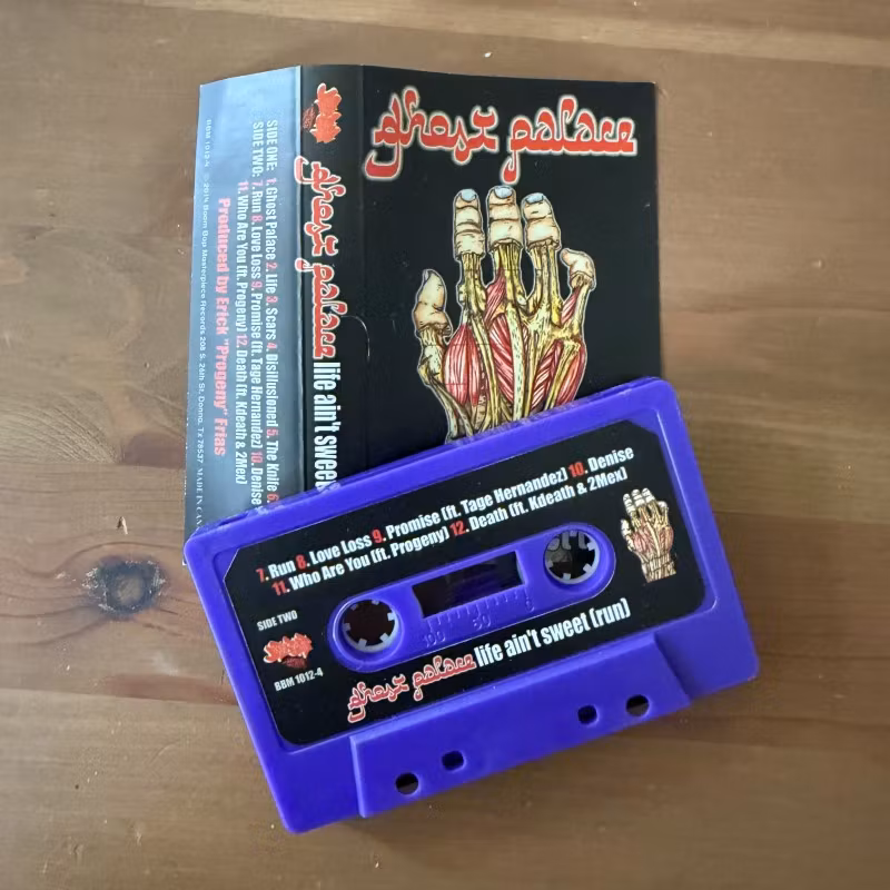 GHOST PALACE Life Ain't Sweet (Run) (Boom Bap Masterpiece - USA original) (NM) TAPE