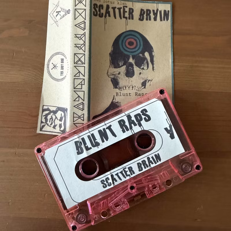 SCATTER BRAIN Blunt Raps (Red Lotus Klan - USA original) (EX) TAPE