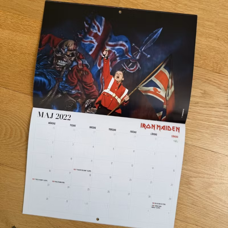 IRON MAIDEN 2022 (NM) CALENDAR