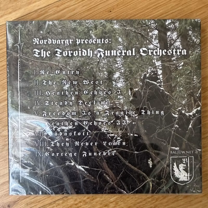 TOROIDH The Toroidh Funeral Orchestra (Baljuw – Belgium original) (SS) CD