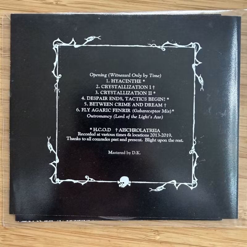 H.C.O.D / AISCHROLATREIA Crystallization (Fieldwork – USA original) (NM) CD