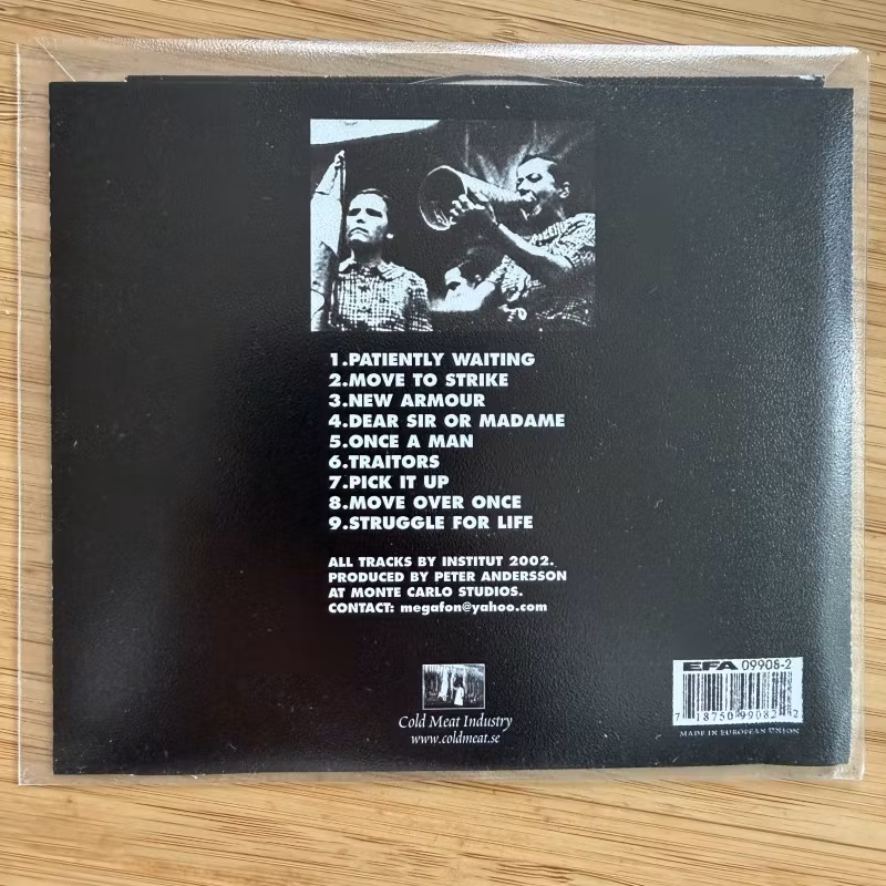 INSTITUT Live Like Traitors, Die Like Traitors (Cold Meat Industry - Sweden original) (NM) CD