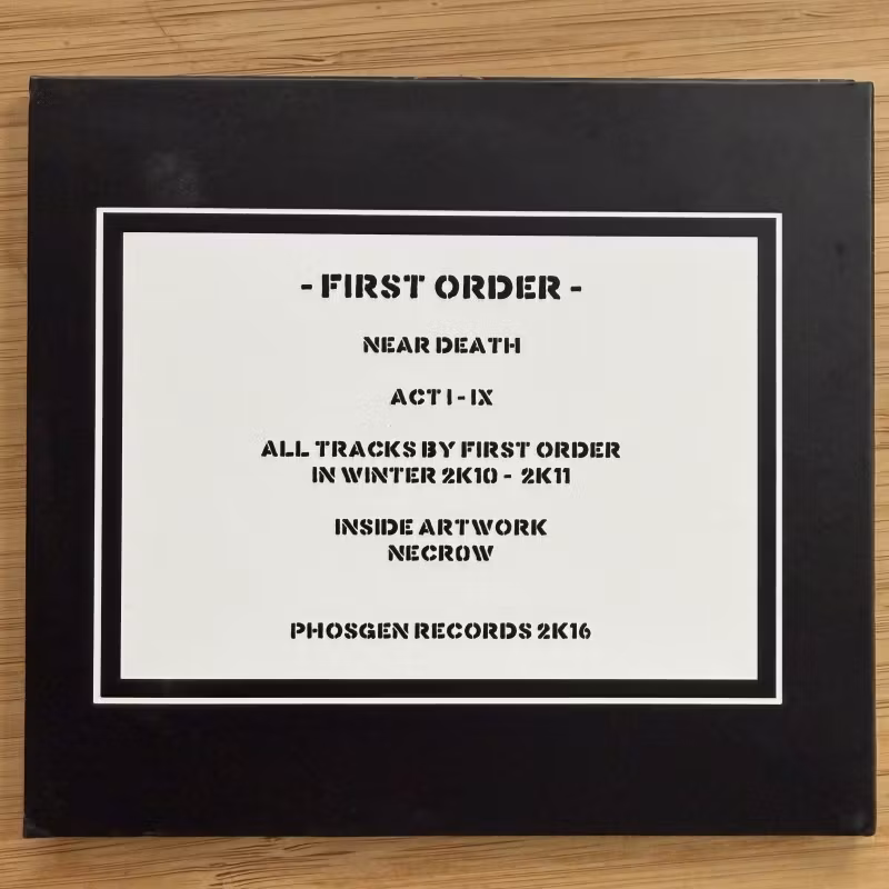 FIRST ORDER Near Death (Phosgen - Germany reissue) (NM) CD