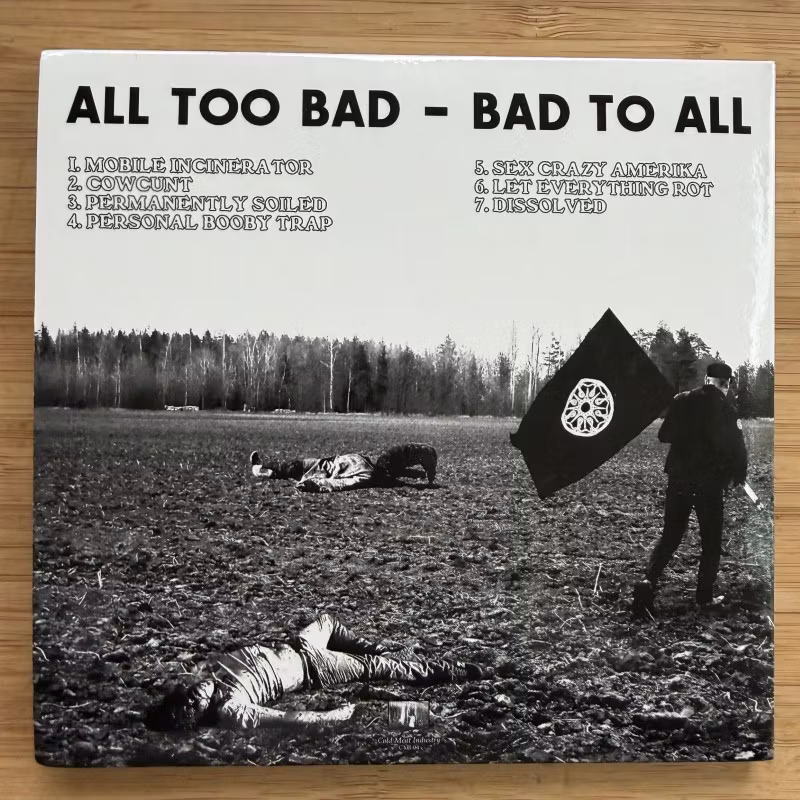 BRIGHTER DEATH NOW All Too Bad - Bad To All (Cold Meat Industry - Sweden original) (NM) CD