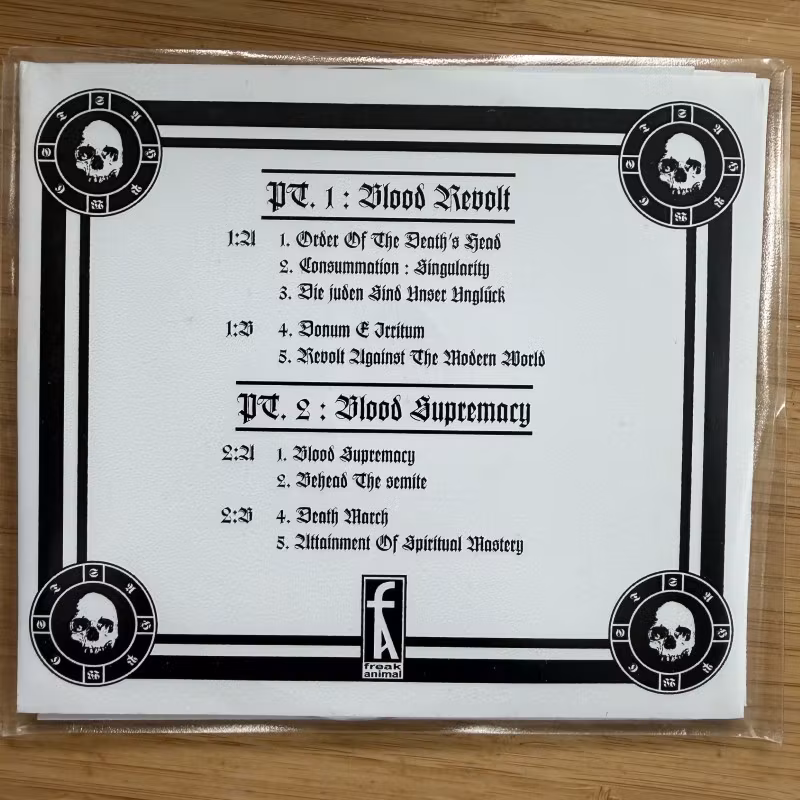 DEATHKEY Doctrine Of Intolerant Hatred (Freak Animal - Finland reissue) (NM) 2CD