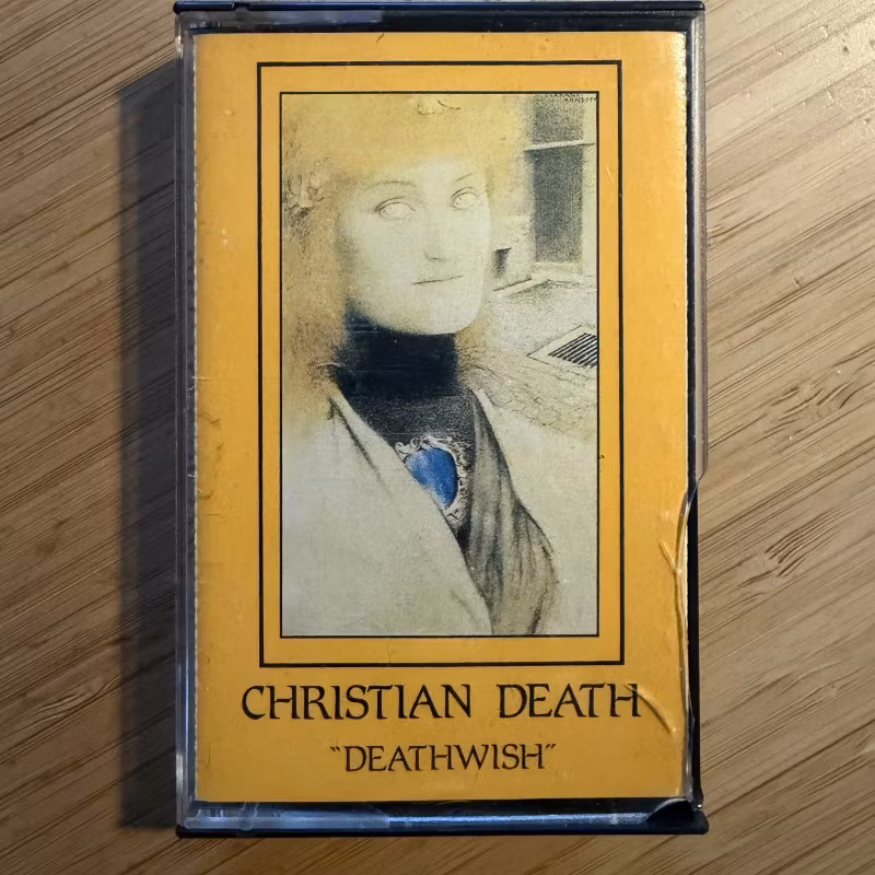 CHRISTIAN DEATH Deathwish (Contempo - Italy 1990 reissue) (VG+/NM) TAPE