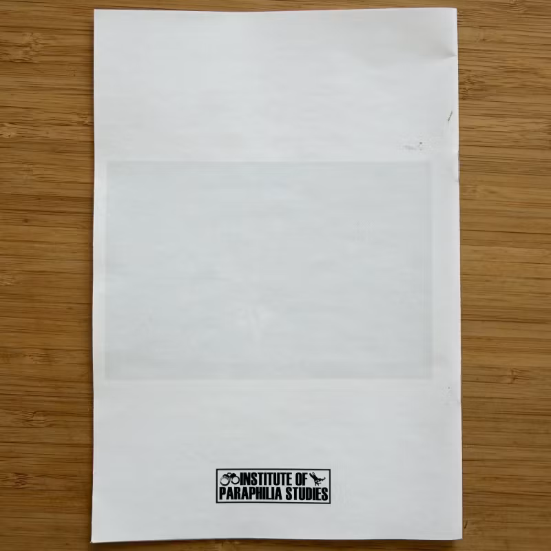 INSTITUTE OF PARAPHILIA STUDIES 4 (IOPS - Finland original) (NM) MAGAZINE