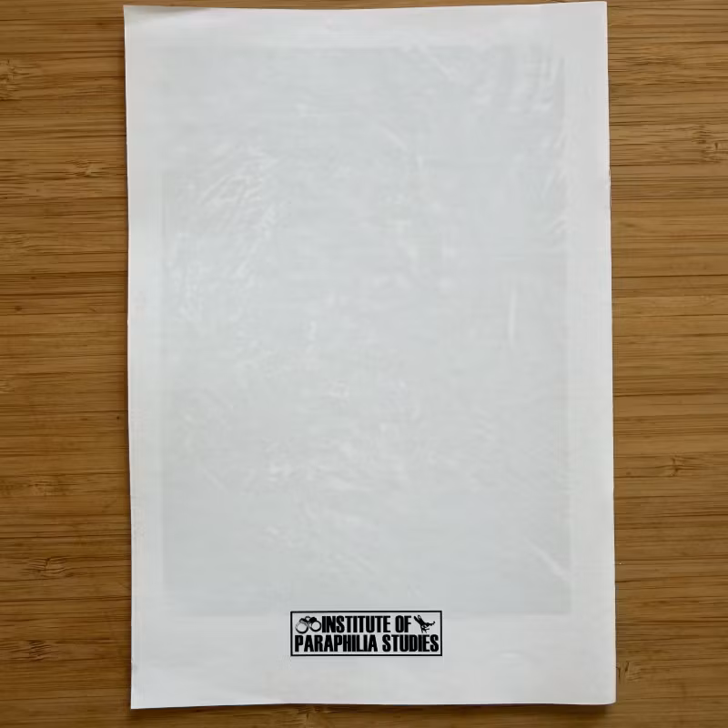 INSTITUTE OF PARAPHILIA STUDIES 3 (IOPS - Finland original) (NM) MAGAZINE
