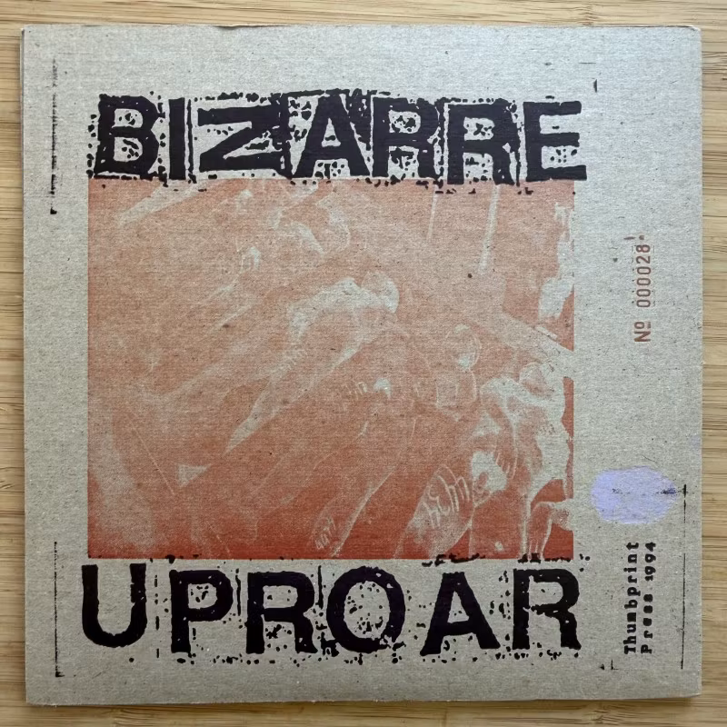 BIZARRE UPROAR / BASTARD NOISE Split (Blue vinyl) (DP - USA original) (NM) 7"