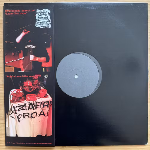 WILL OVER MATTER / BIZARRE UPROAR Split (Bestial Burst - Finland original) (VG+/NM) LP