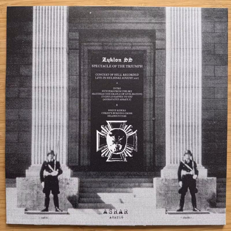 ZYKLON SS Spectacle Of The Triumph (ASRAR - Italy reissue) (NM) LP