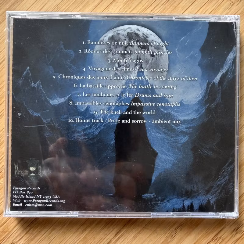 ALDAARON Majestic Heights, Melancholic Depths (Paragon - USA original) (SS) CD