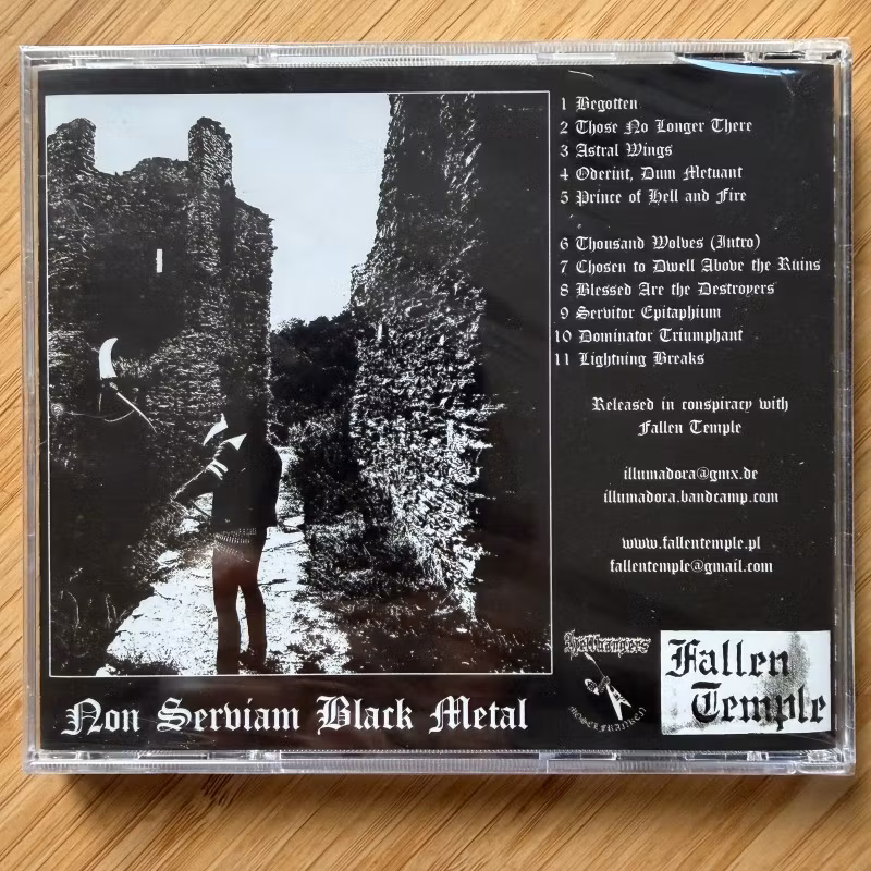 ILLUM ADORA Non Serviam Black Metal (The Demos) (Fallen Temple - Poland original) (SS) CD