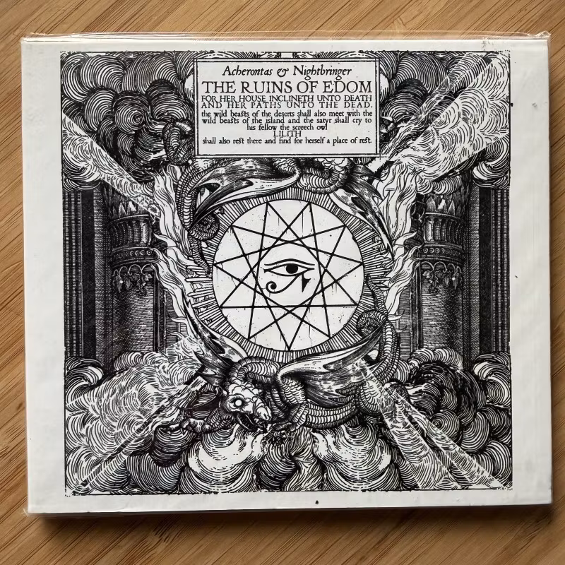 NIGHTBRINGER / ACHERONTAS The Ruins Of Edom (Dybbuk - Mexico reissue) (NM) CD