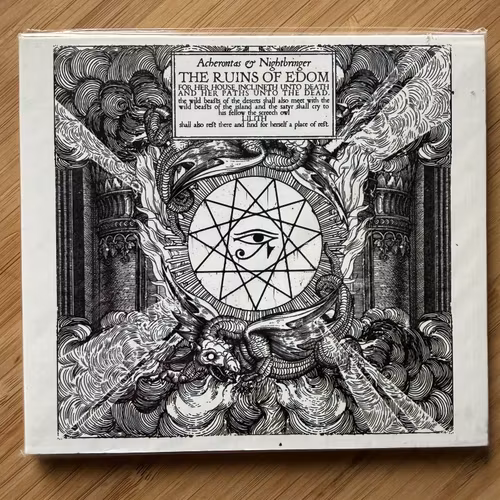 NIGHTBRINGER / ACHERONTAS The Ruins Of Edom (Dybbuk - Mexico reissue) (NM) CD