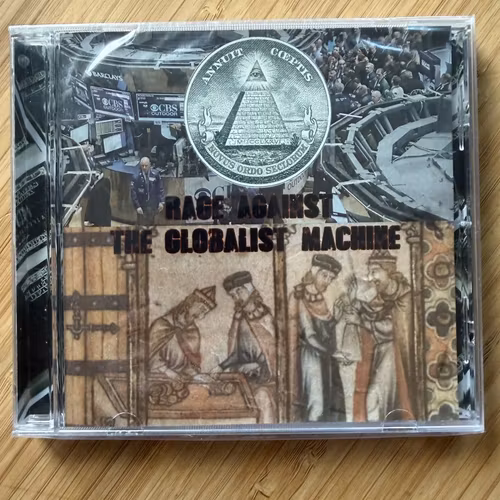 RAGE AGAINST THE GLOBALIST MACHINE / STRAIGHT ARM SALUTE A Joined Spear Through The Heart Of The Modern World (Europa Erwache - Finland original) (SS) CD