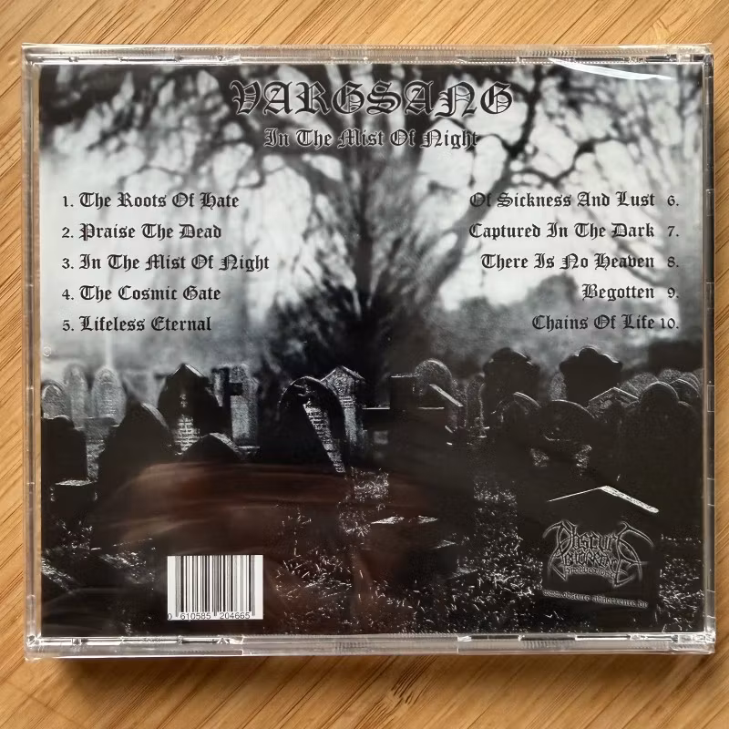 VARGSANG In The Mist Of Night (Obscure Abhorrence - Germany original) (SS) CD
