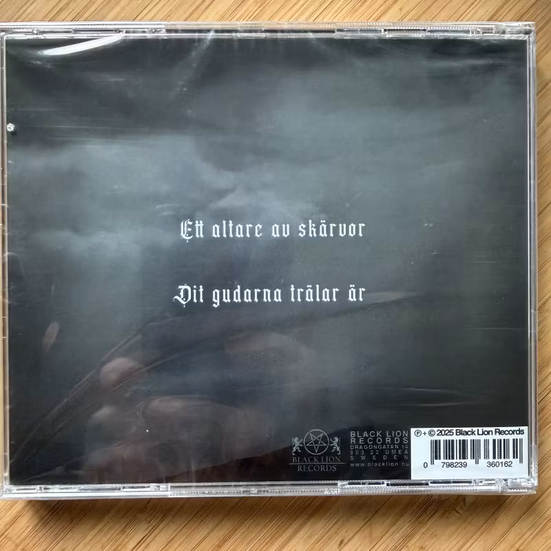 JORDFÄST Blodsdåd och hor (Black Lion - Sweden original) (SS) CD