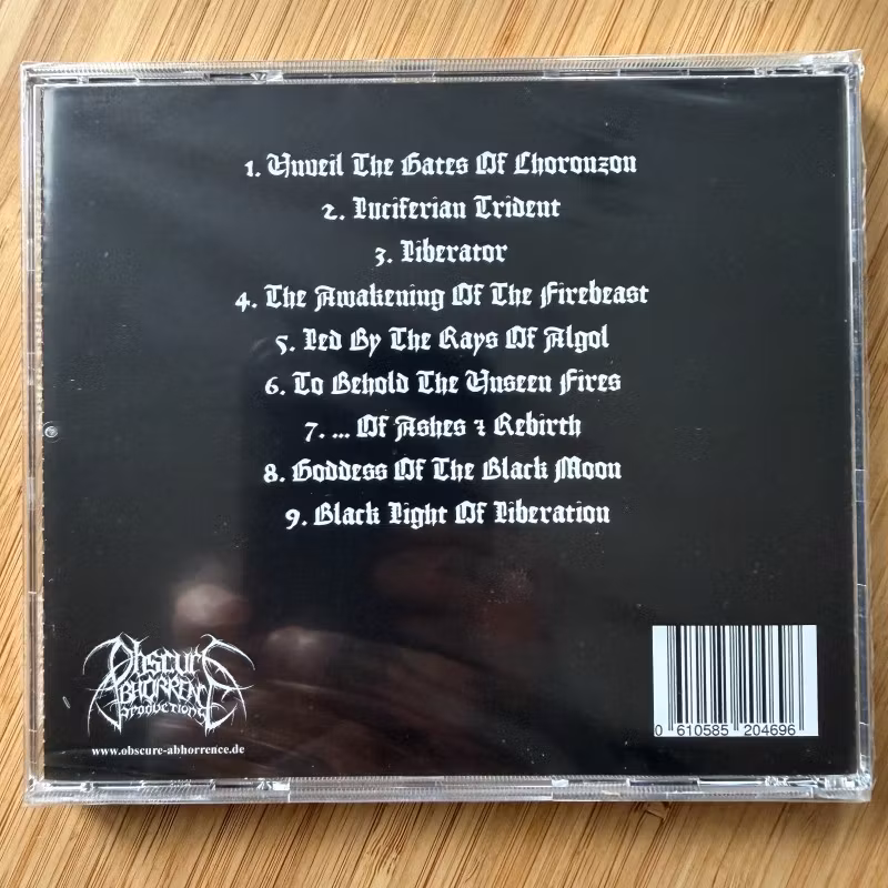 MORGON Black Light Of Liberation (Obscure Abhorrence - Germany original) (SS) CD