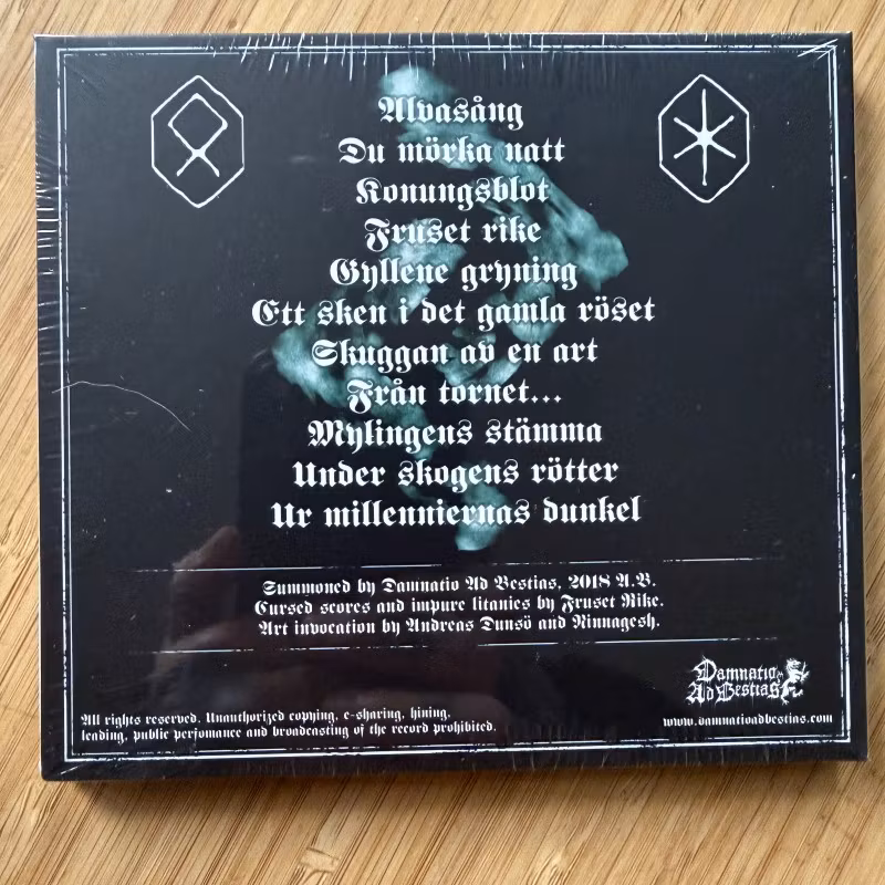 FRUSET RIKE Ur Millenniernas Dunkel (Damnatio Ad Bestias - Spain original) (SS) CD