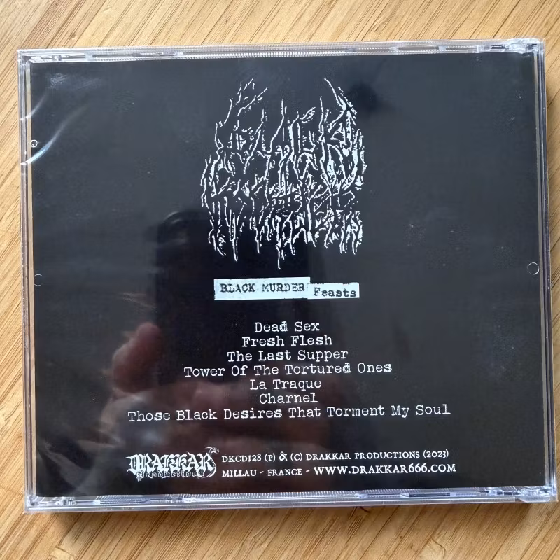BLACK MURDER Feasts (Drakkar - France reissue) (SS) CD