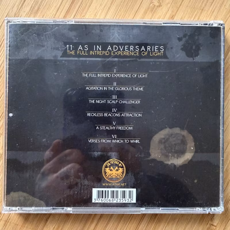 11 AS IN ADVERSARIES The Full Intrepid Experience Of Light (Aeternitas Tenebrarum Music Foundation - Italy original) (NM) CD