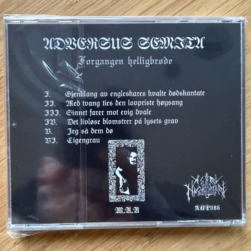 ADVERSUS SEMITA Forgangen helligbrøde (Astral Nightmare - Germany original) (NM) CD