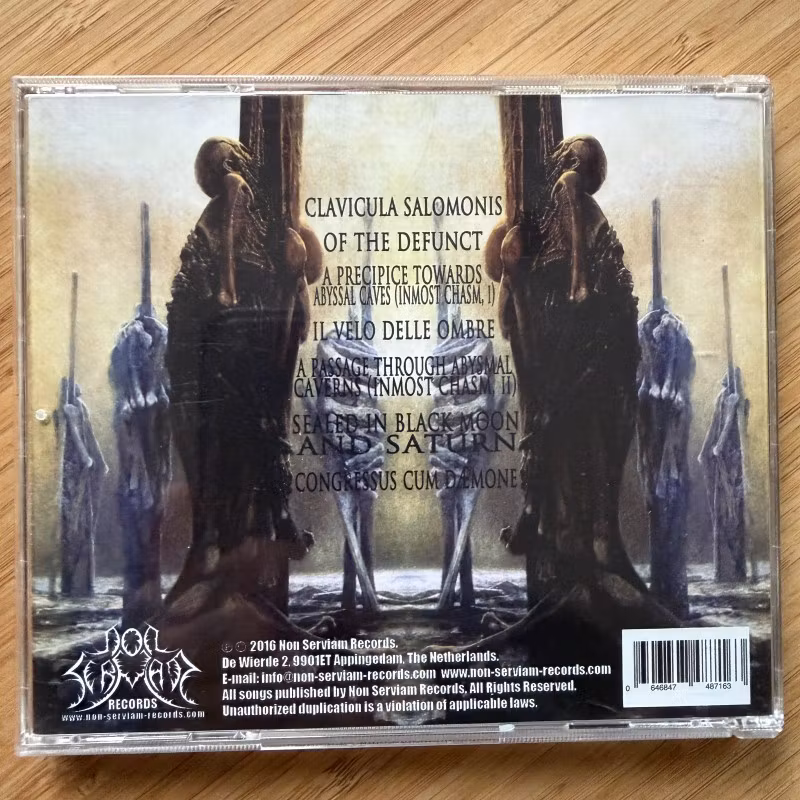DARKEND The Canticle Of Shadows (Non Serviam - Netherlands original) (NM) CD