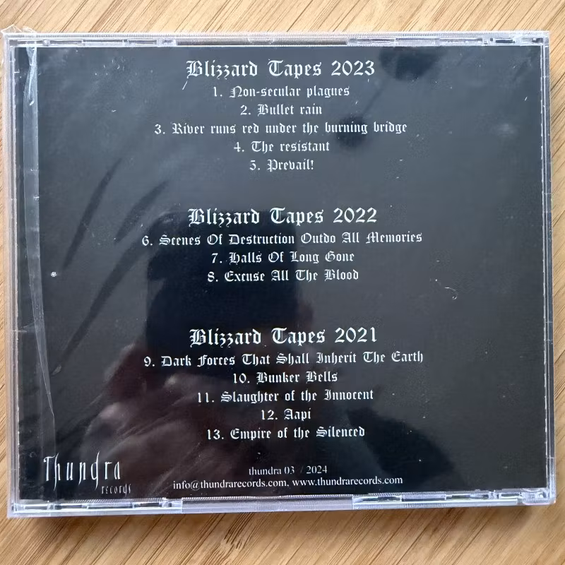 SAITMA Blizzard Tapes (Thundra - Finland original) (SS) CD
