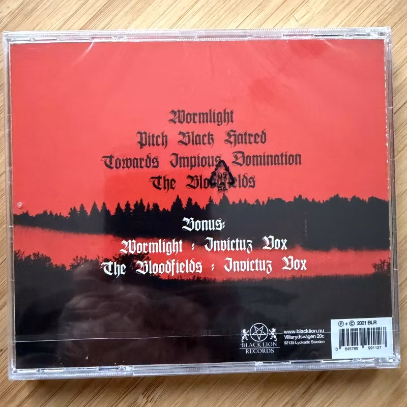WORMLIGHT Bloodfields (Black Lion - Sweden repress) (SS) CD